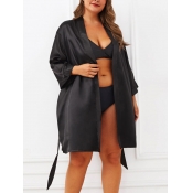 LW SXY Plus Size Boho Cross-over Bandage Design Bl