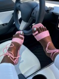 LW Street Wrap Up Pink Sandals