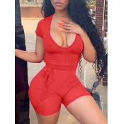 LW Casual U Neck Croci One-piece Romper