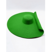 LW Boho Straw Green Hat