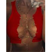 Lovely Sexy Bandage Design Red Bras