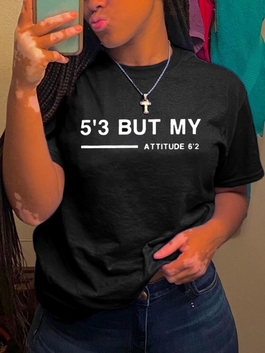 LW Cotton Blends Basic Print Regular T-shirt
