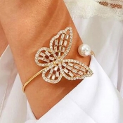 LW Casual Butterfly Decoration Gold Bracelet
