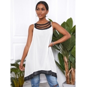 LW Linen Sequin Solid Loose T-shirt