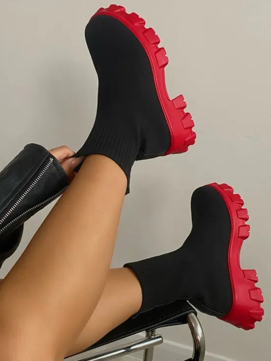 LW Chunky High Sole Booties