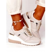 LW Mesh Front Lace-up Sneakers