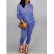 LW BASICS Plus Size Round Neck Regular Fit Pants S