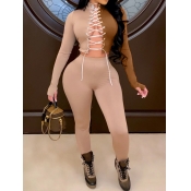 LW Bandage Hollow-out Design Pants Set
