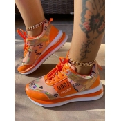 LW Letter Print Sneakers