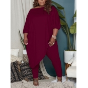 LW COTTON Plus Size Material Series Asymmetrical P