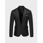 LW Men Pocket Design Single Button Blazer