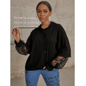 LW Hooded Collar See Through Hoodie