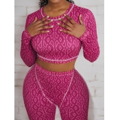 LW Geometric Print Skinny Pants Set