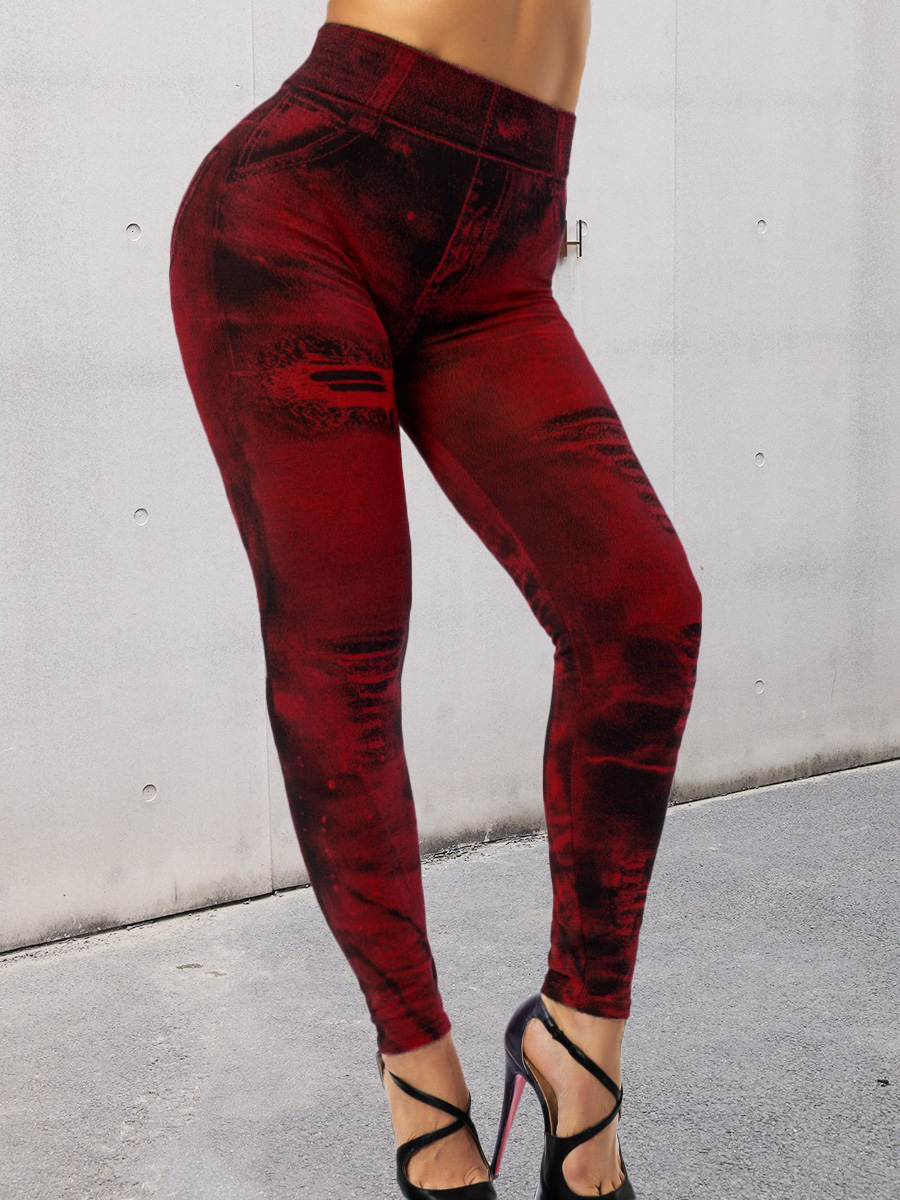 LW Plus Size High-waisted Gradient Leggings