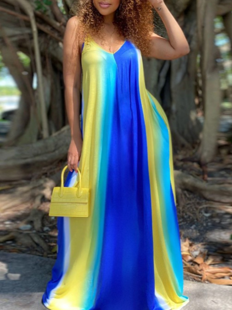 LW Gradient Loose Cami Dress