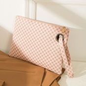 LW Geometric Print Messenger Bag