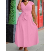 LW SXY Plus Size Bandage Design A Line Dress