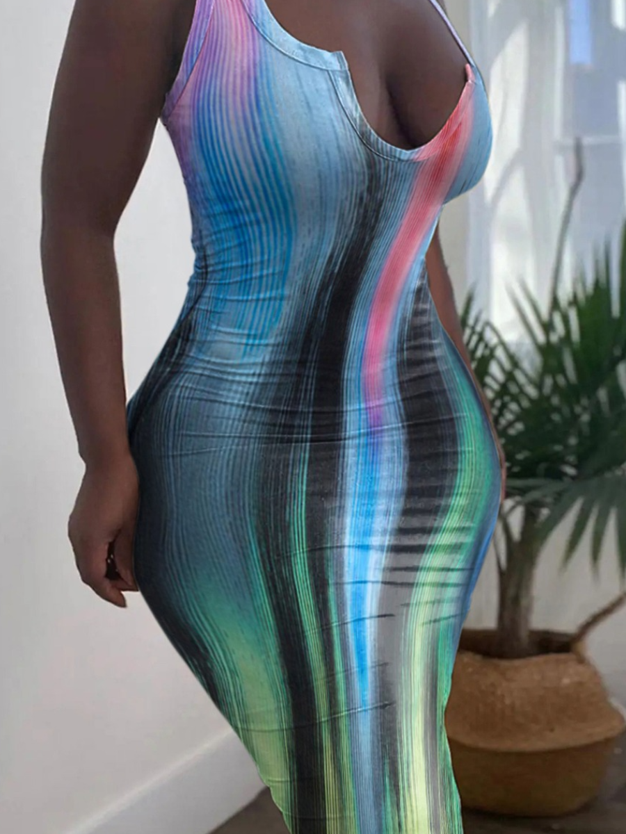 LW Gradient Boodycon Cami Dress