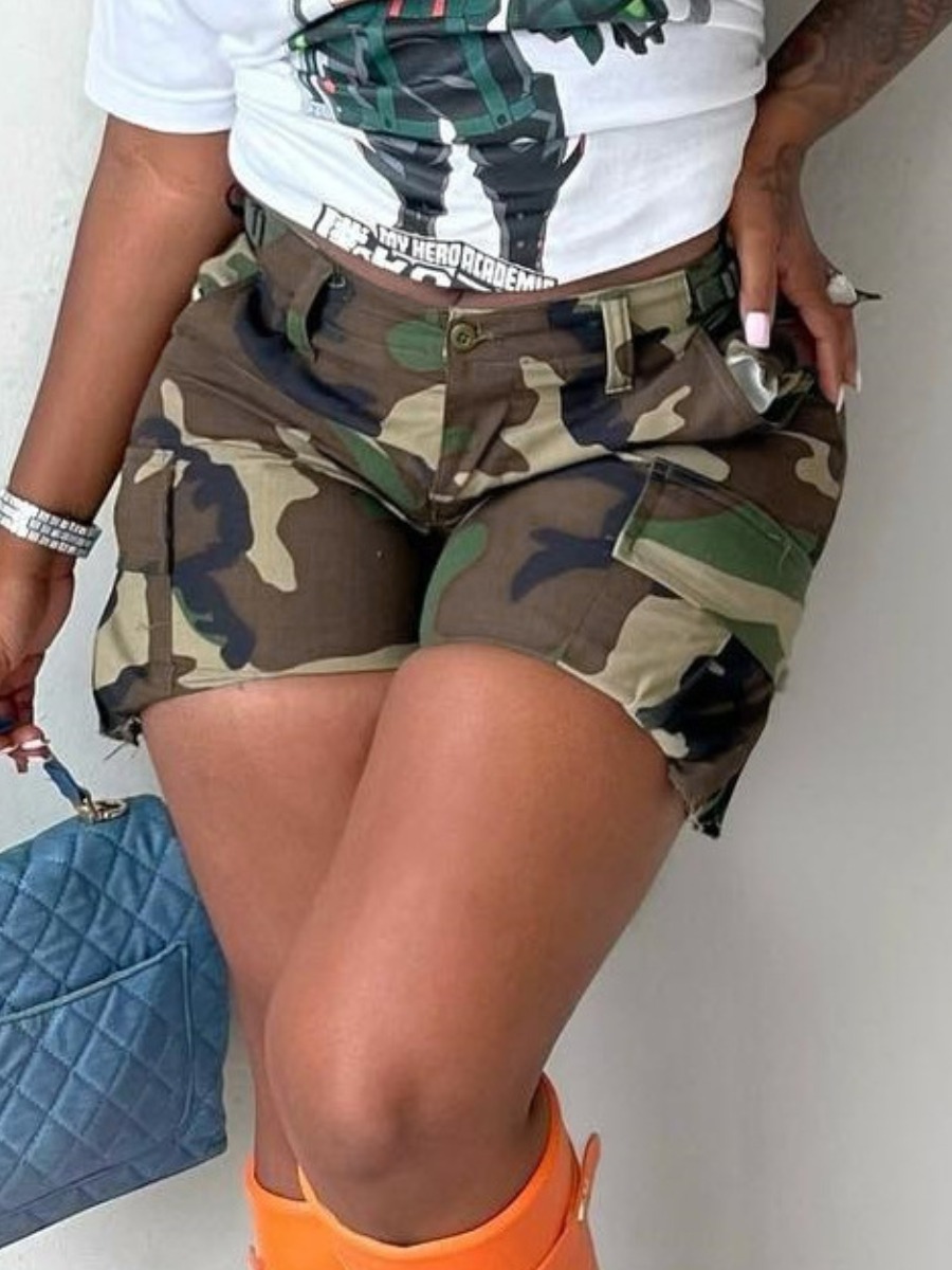 LW Pocket Design Camo Pants