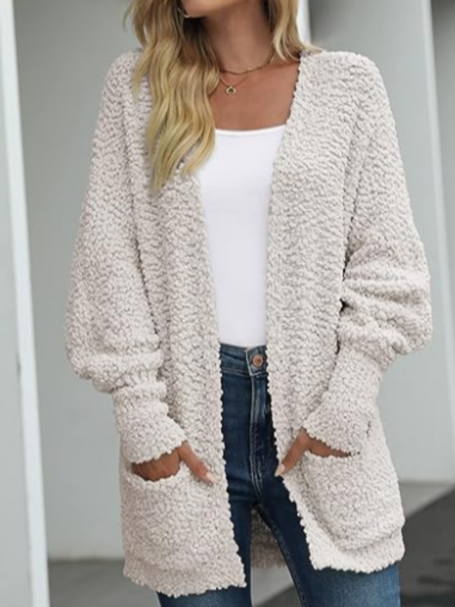 LW Pocket Design Cardigan