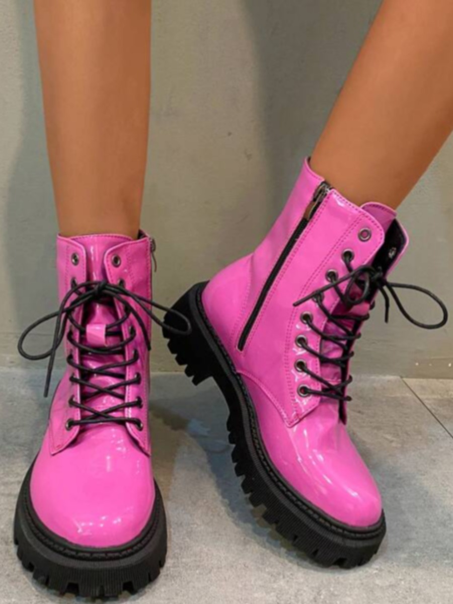 LW Zipper Design Booties