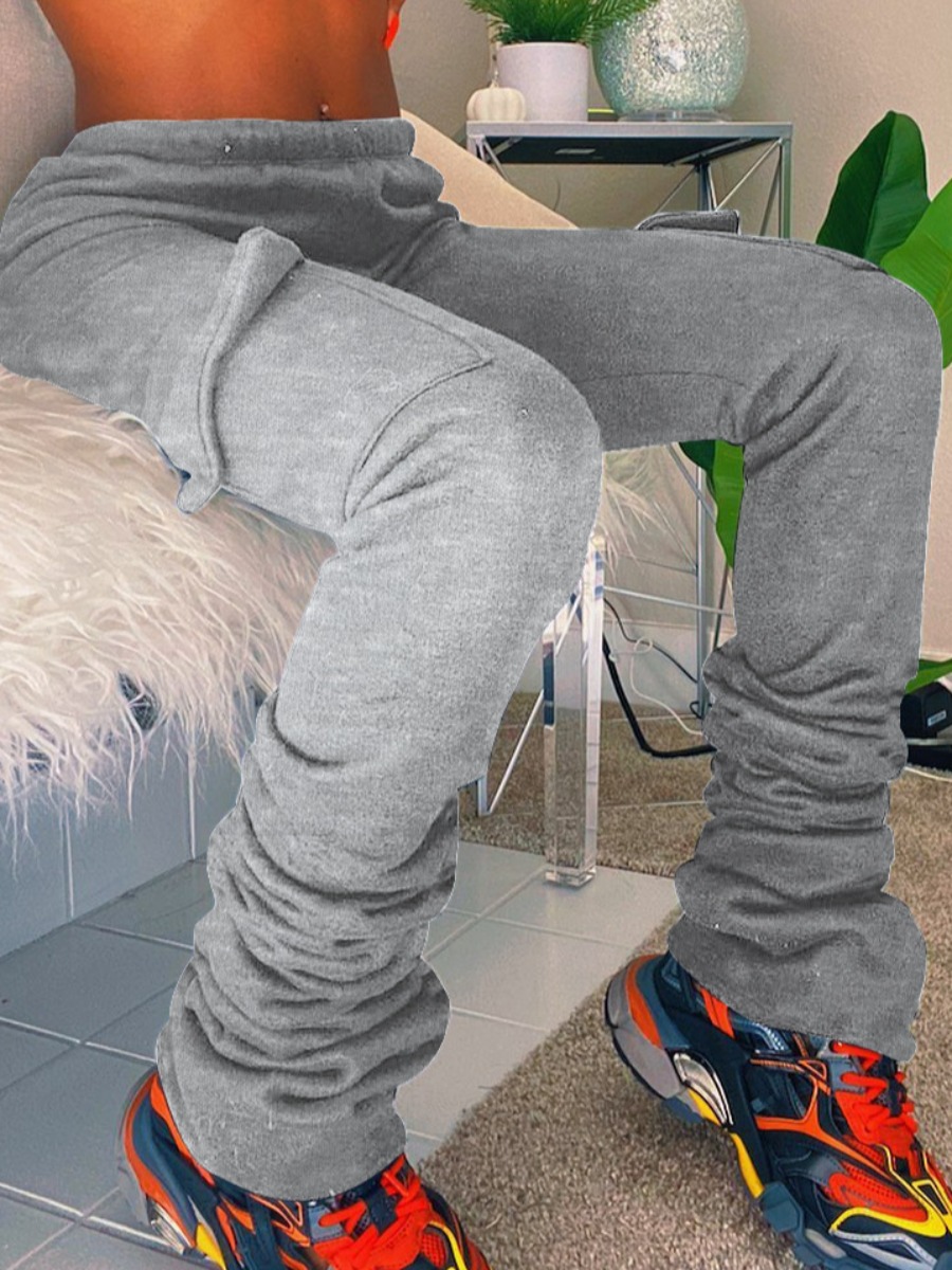LW Side Pocket Stacked Pants