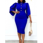 LW Plus Size Ruffle Design Bodycon Dress