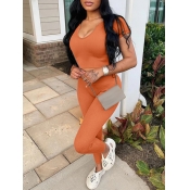 LW Plus Size Crop Top High Waist Pants Set