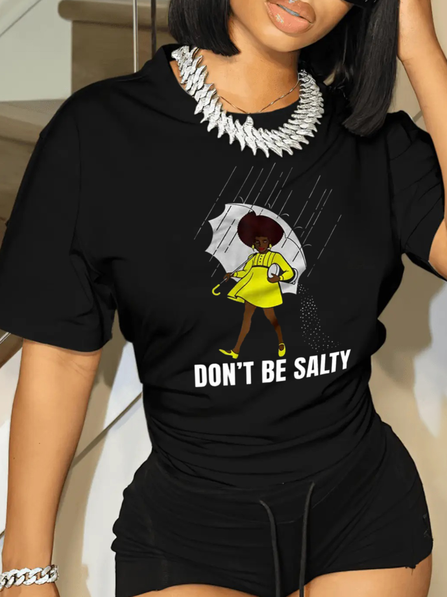 LW Figure Letter Print T-shirt