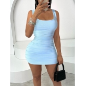 LW BASICS Ruched Bodycon Cami Dress