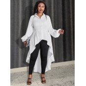 LW Plus Size Asymmetrical A Line Blouse