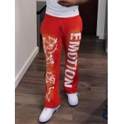 LW Men Pattern Positioning Letter Pants/Capris