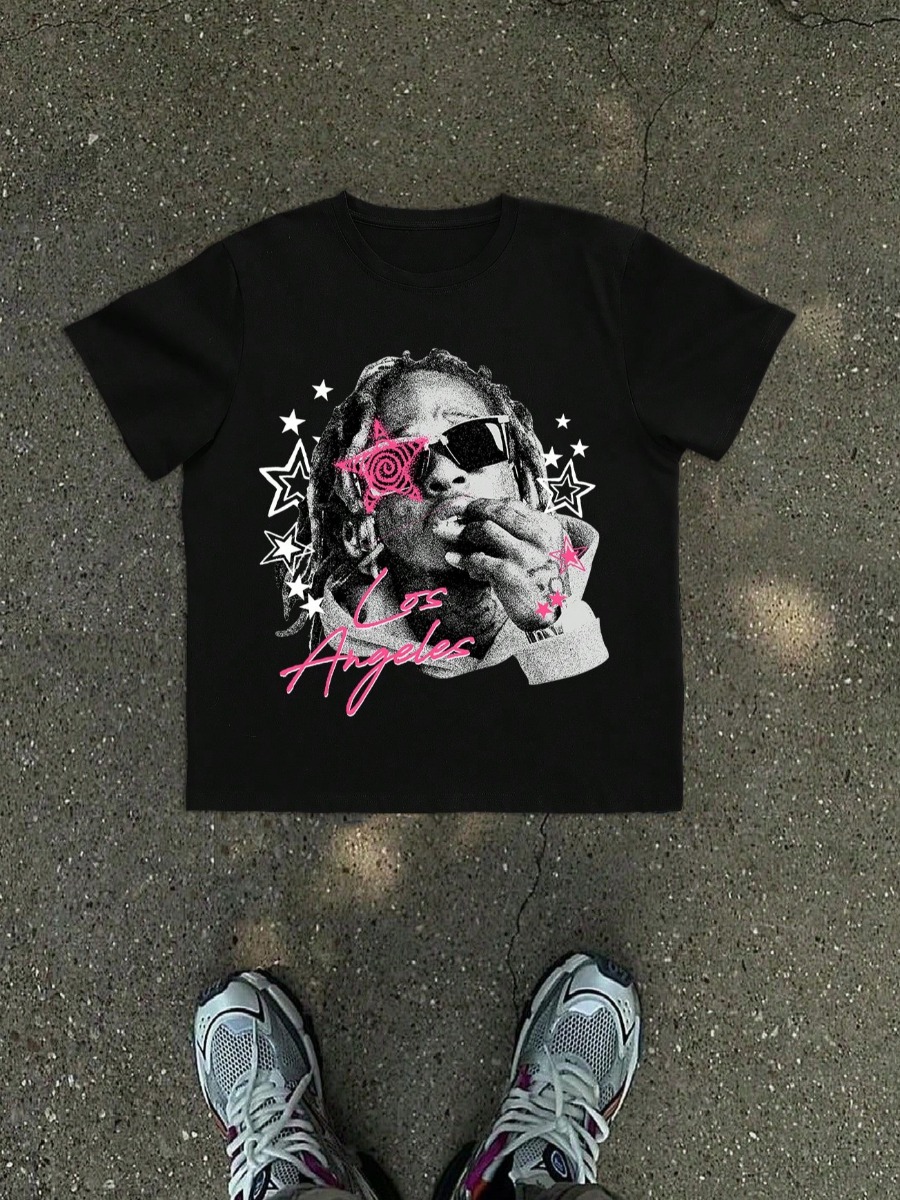 LW Men Pattern Figure T-shirt