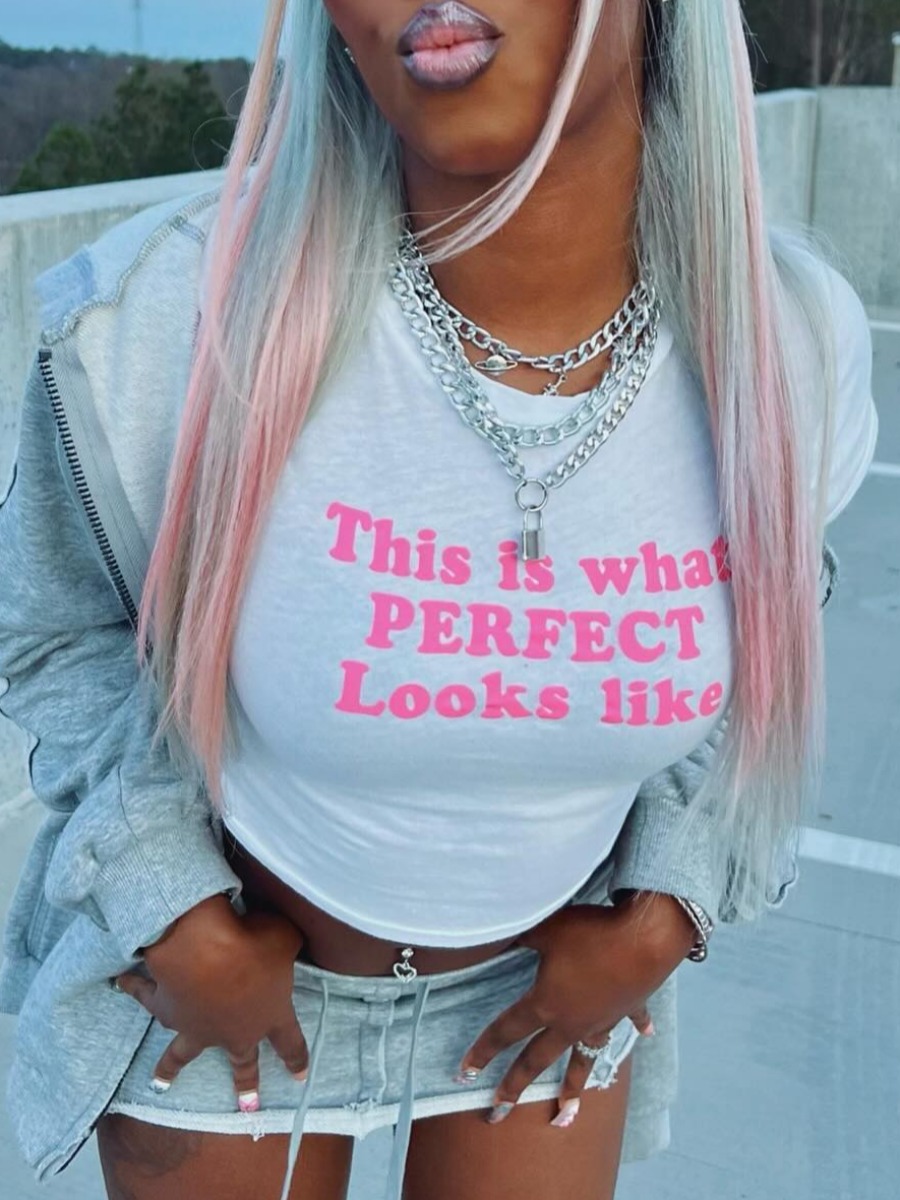 LW Pattern Letter T-shirt