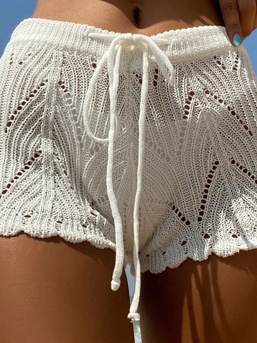 LW Bandage Design Solid Color Shorts