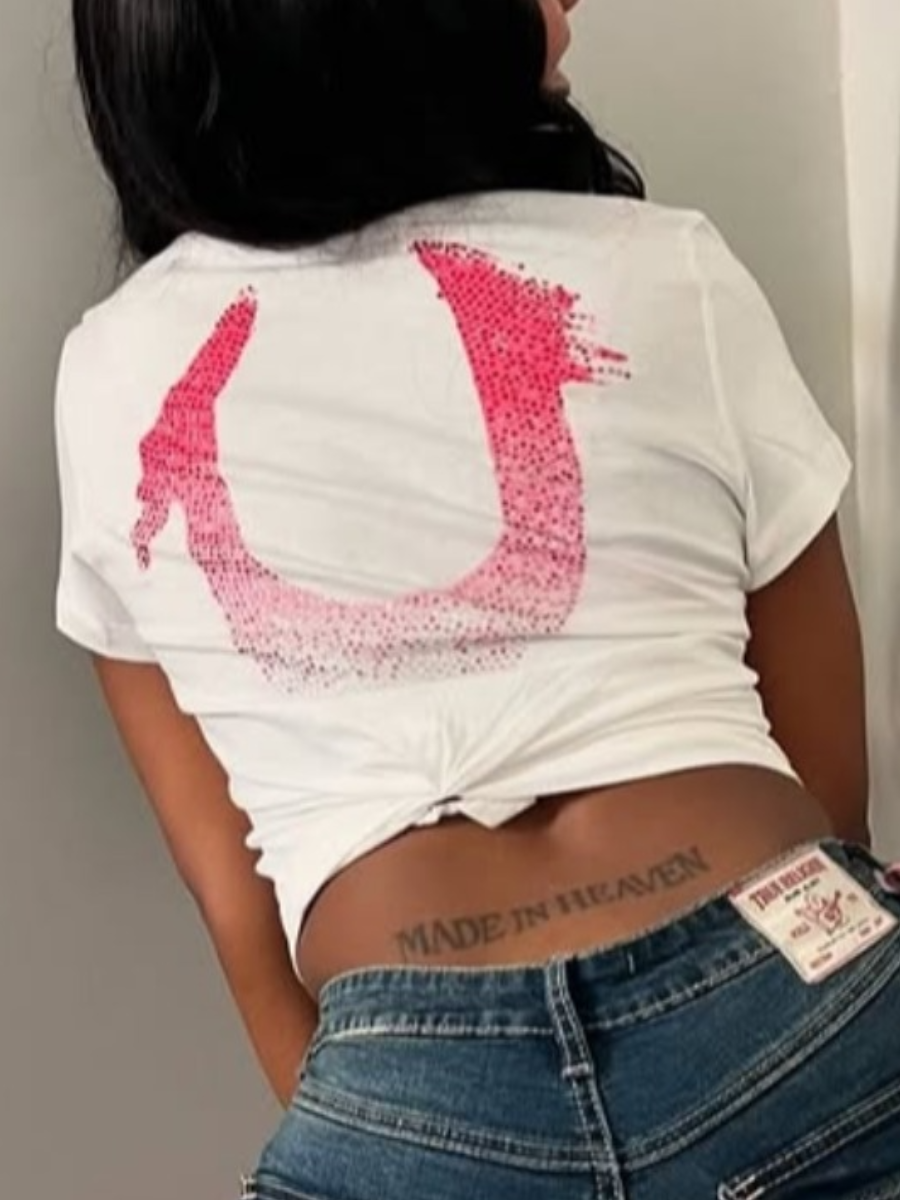 LW Pattern Letter T-shirt